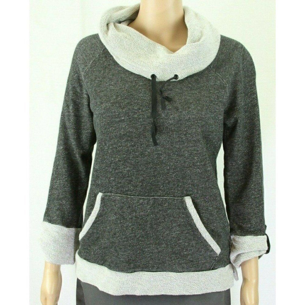 Jones NY Womens Top Sweatshirt Gray Small